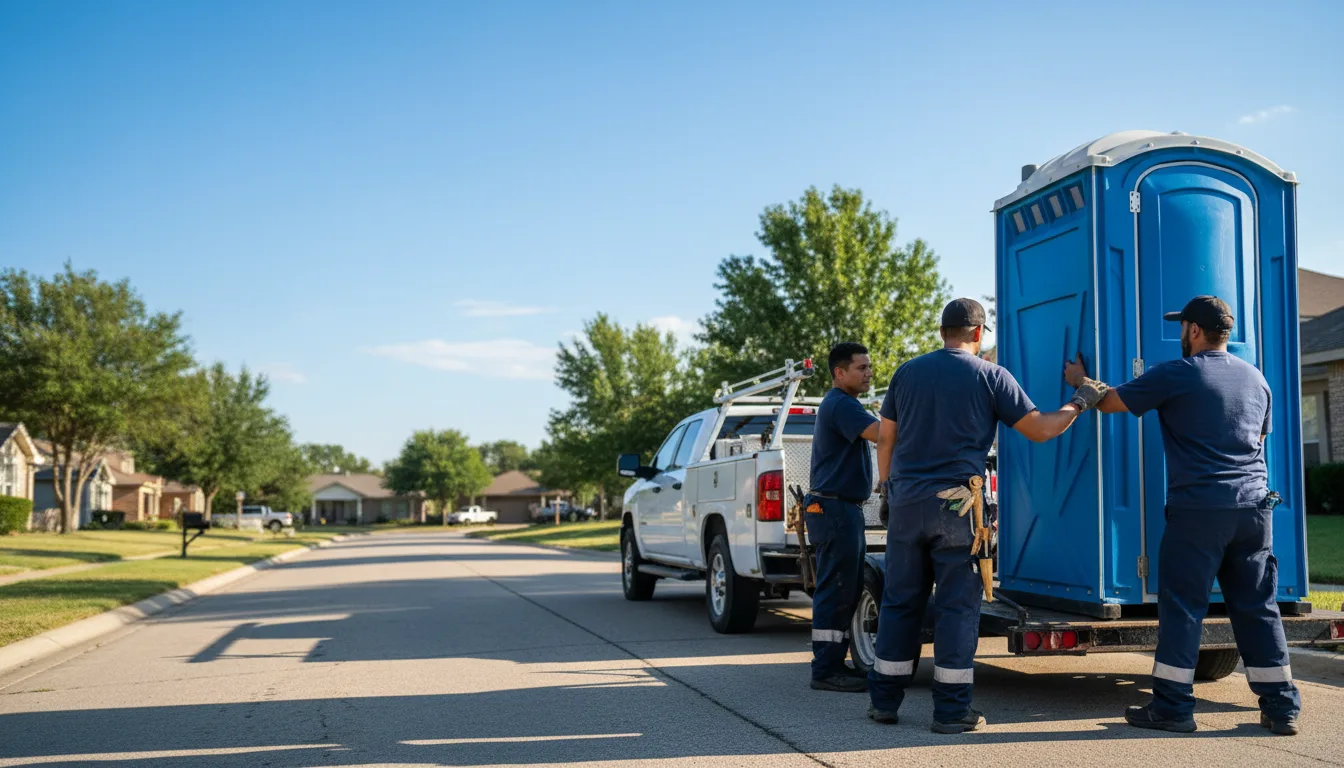 Portable Toilet Rental in Bynum, TX near me